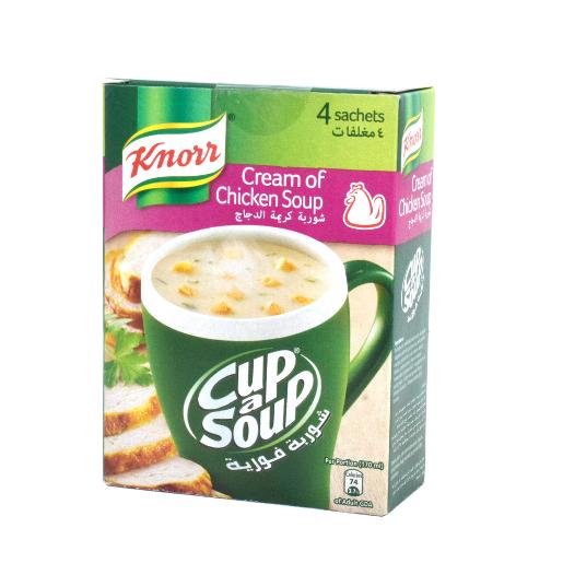 Knorr Cup A Soup Cream Chicken 4pc x 18gm