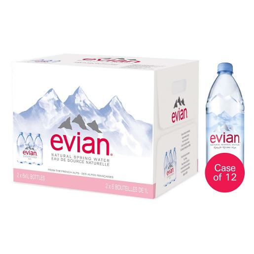 Evian Natural Drinking Water 1Ltr