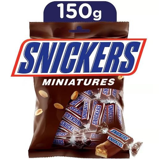 Snickers Chocolate Miniatures 150gm
