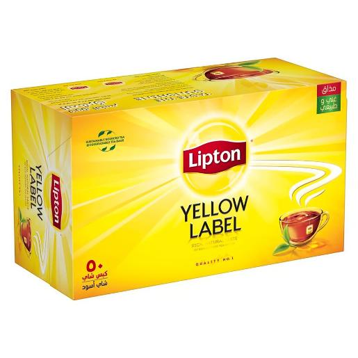Lipton Yellow Label Tea Bag 50pc × 2gm