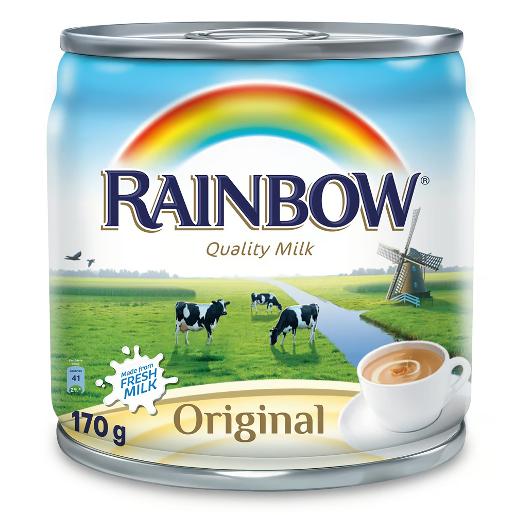 Rainbow Evaporated Milk Fortified 170gm