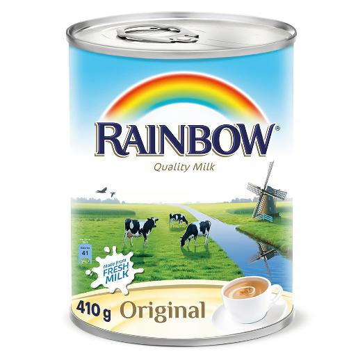 Rainbow Evaporated Milk Fortified 410gm