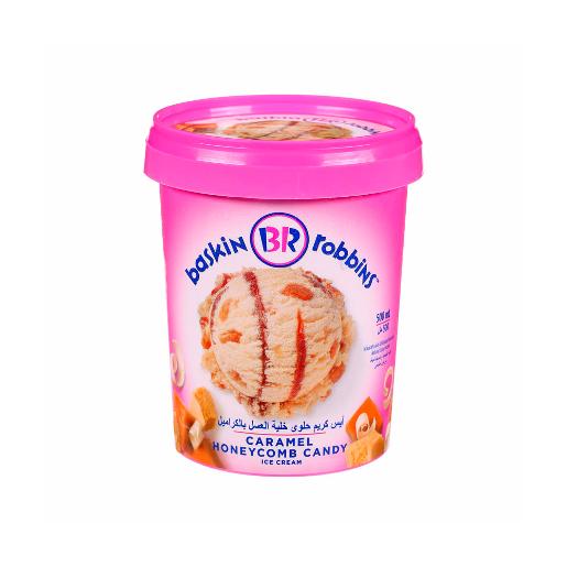 Baskin Robbins Caramel Honey Comb Ice Cream 500ml