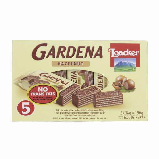 Loacker Gardena Hazelnut Wafer 38gm × 5pc