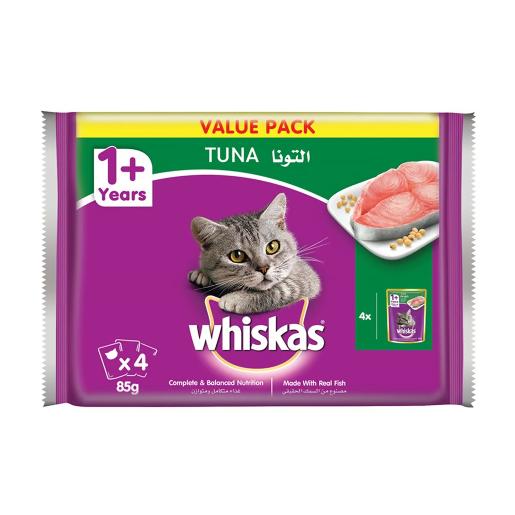 Whiskas Cat Food Tuna 85gm × 4pc