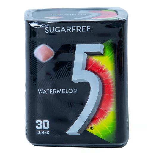 Wrigley's 5 Watermelon Sugarfree Chewing Gum 69 Gm × 30pc