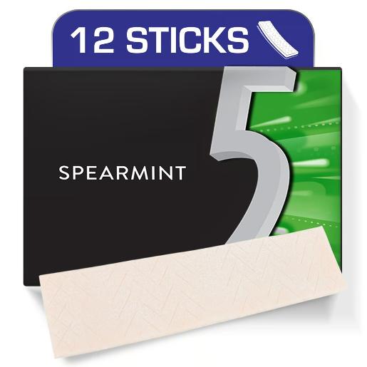 Wrigley's 5 Spearmint Sugar Free Chewing Gum 15.6gm