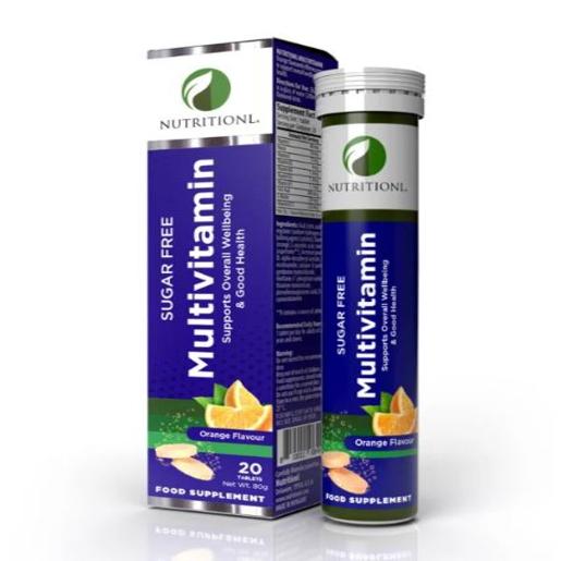 Nutritionl Multivitamin Orange Effervescent Tablet 20pc