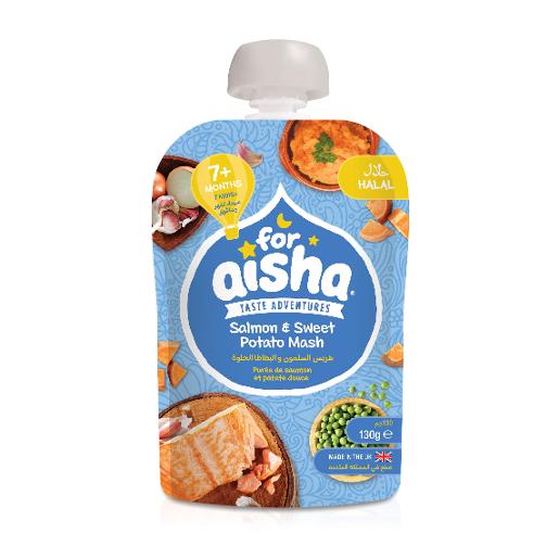 For Aisha Salmon Potato Mash Baby Food 130 gm