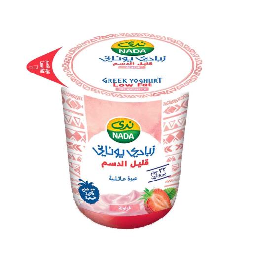 Nada Greek Yoghurt Low Fat Strawberry 360ml