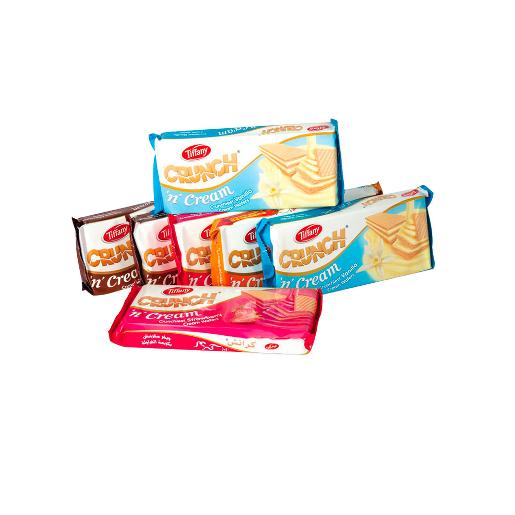 Tiffany Wafer Biscuit Crunch Assorted 65gm 6pcs