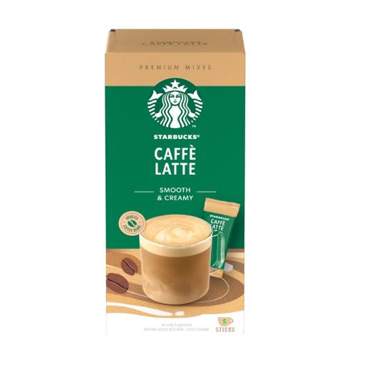 Starbucks Caffe Latte Mix Coffee Smooth Creamy 14gm × 5 pc