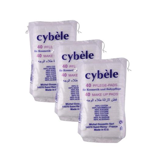 Cybele Cotton Square Pads 40pc × 3pc