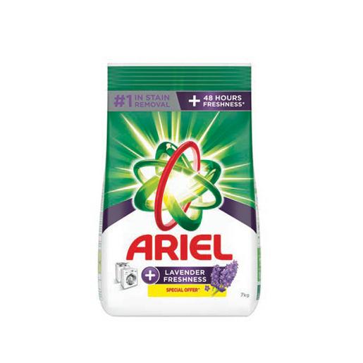 Ariel Washing Powder Front Load +48H With Lavender Freshness 7Kg