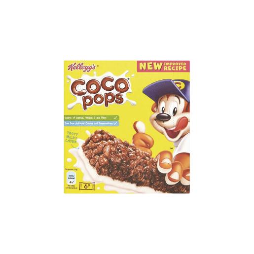Kellogg Coco Pops Cereal Milk Bars 20gm 6s