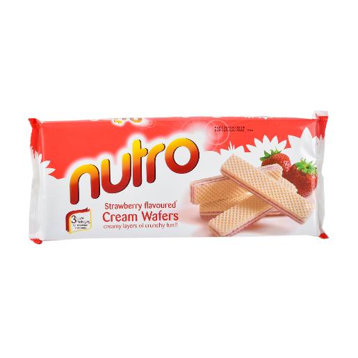 Nutro Strawberry Flavoured Cream Wafers Biscuit 150g