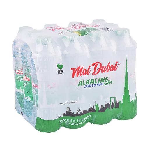 Mai Dubai Bottled Drinking Water Alkaline Zero 500ml