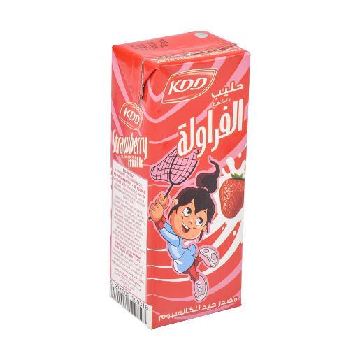 KDD UHT Strawberry Flavored Milk 180ml