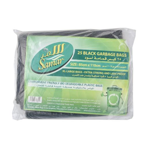 Samar Garbage Bags Black 85 x 110Cm 25pcs