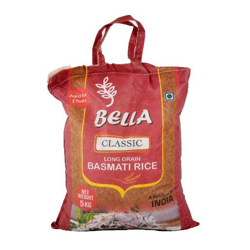 Bella Classic Basmati Rice Long Grain 5kg 