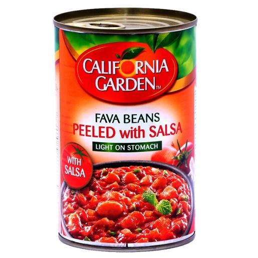 California Fava Beans Peeled With Salsa 450g