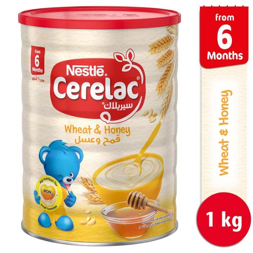 Nestle Cerelac Infant Cereals with Wheat & Honey From 6 Months 1kg