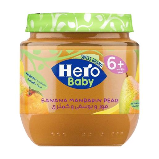 Hero Baby Banana Mandarin & Pears 125g