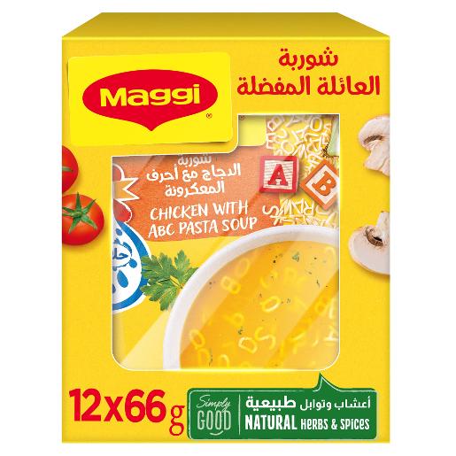 Maggi Chicken ABC Pasta Soup 12 x 66g