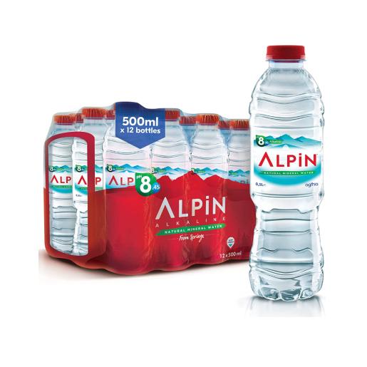 Alpin Natural Mineral Water 500ml × 12pc