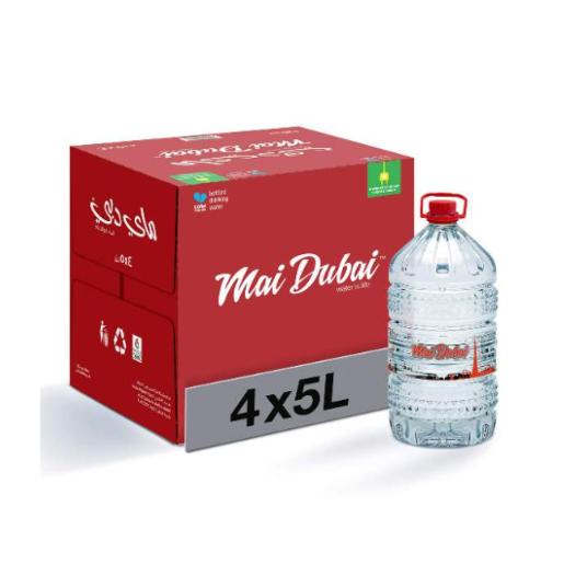 Mai Dubai Bottled Drinking Water 5Ltr × 4pc