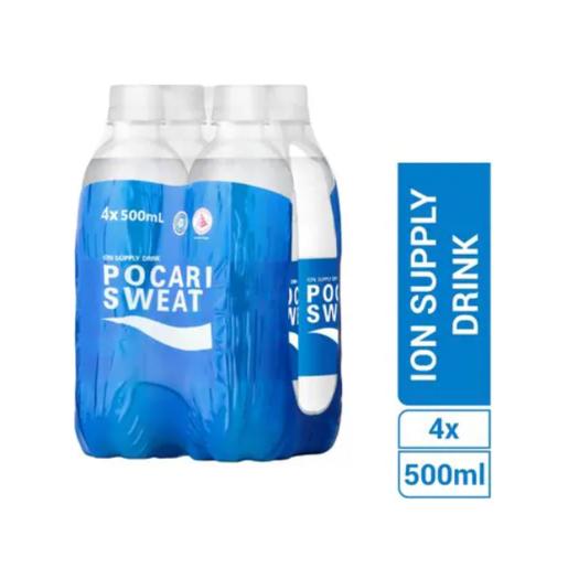 Pocari Sweat Electrolyte Drink Pet 500ml × 4pc