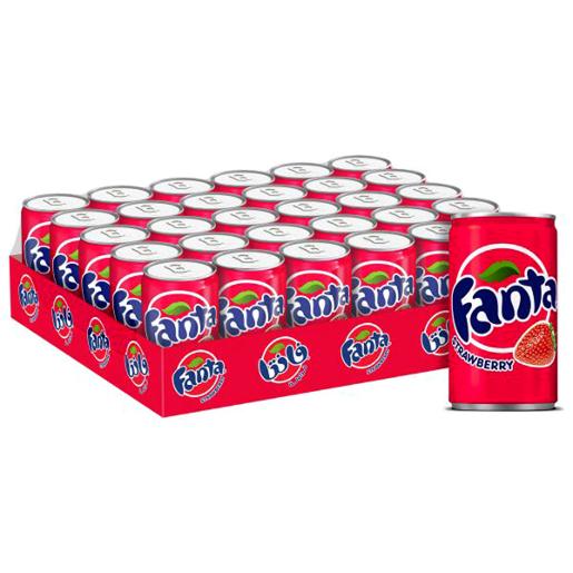 Fanta Carbonated Soft Drink Strawberry 150ml