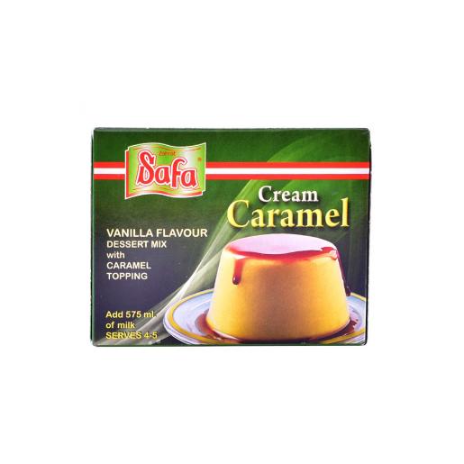 Safa Cream Caramel Vanilla Flavor 6 x 74g