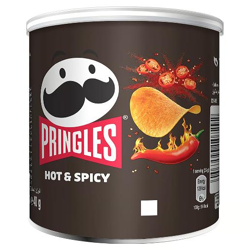 Pringles Potato Chips Hot & Spicy 40gm