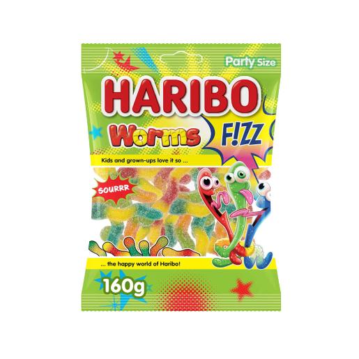 Haribo Candy Jelly Fizz Worm 160gm