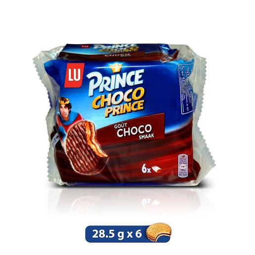 Lu Prince Chocolate Biscuits 6pc X 28.5gm