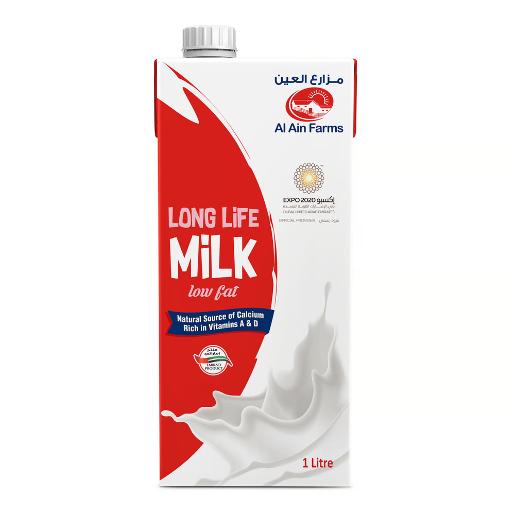 Al Ain Long Life Milk Low Fat 1Ltr