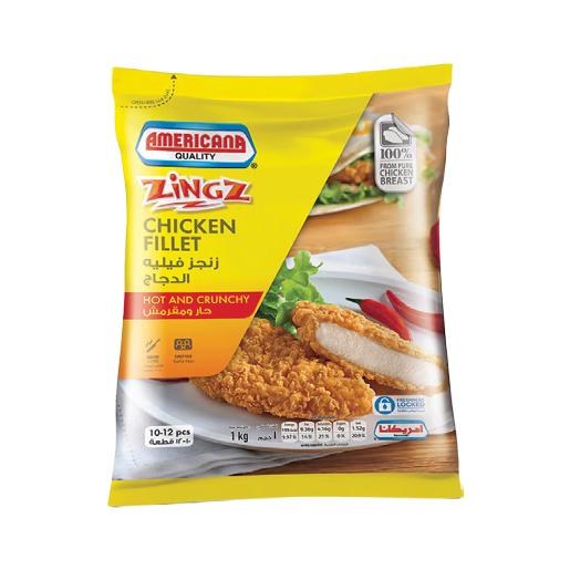 Americana Chicken Fillet Hot And Crunchy 1kg