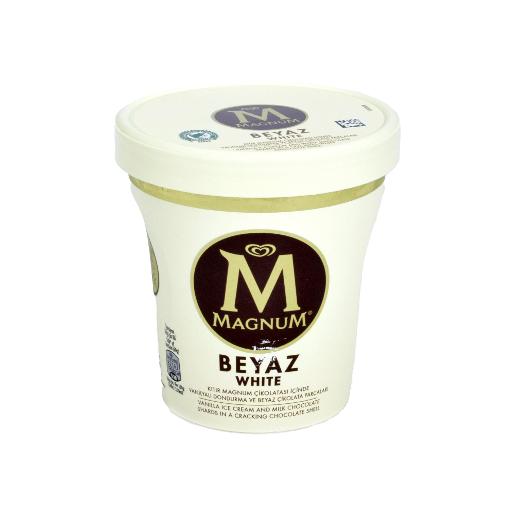 Wall's Ice Cream Magnum Beyaz White 440ml