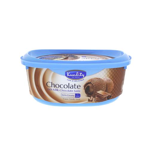 Kuwality chocolate ice cream 1 ltr