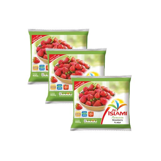 Al Islami Frozen Fruits Strawberry 3pc x 400gm