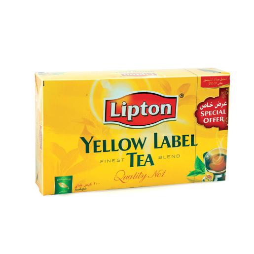 Lipton Yellow Black Tea 200 Tea Bags