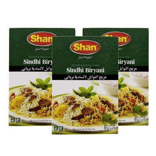 Shan Sindhi Biryani Mix 3pc X 60gm
