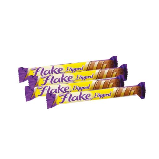 Cadbury Flakes Dipped 4 x 32g