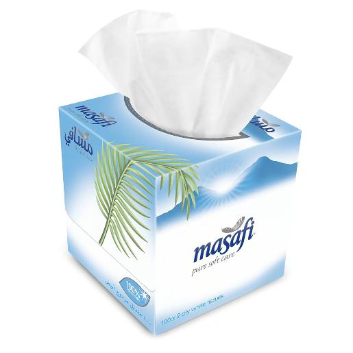 Masafi Soft Care White Tissue 100pc X 2Ply