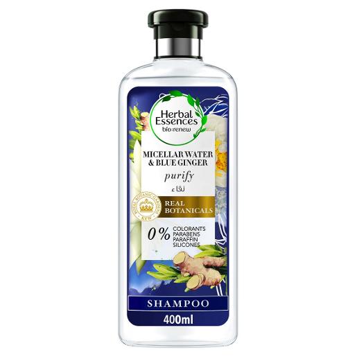 Herbal Essence Shampoo Micellar Water & Blue Ginger 400ml