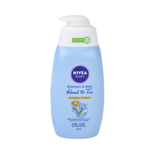 Nivea Baby Shampoo&Bath Head To Toe 500m