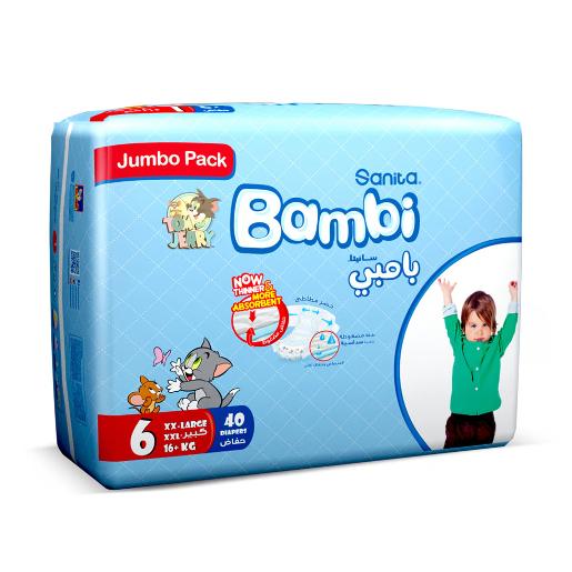 Bambi Diaper Kids Jumbo Pack 40pc