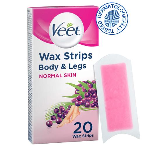 Veet Wax Strips Body & Legs 20pcs