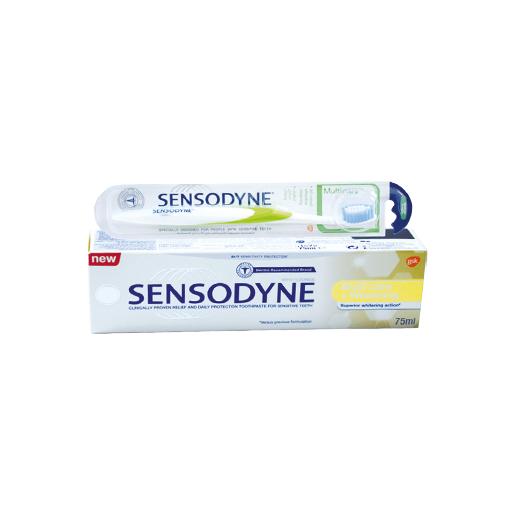 Sensodyne Tooth Paste Multy Care + Whitening 75ml + Tooth Brush